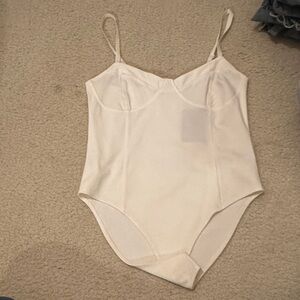 Forever 21 Cream Bodysuit